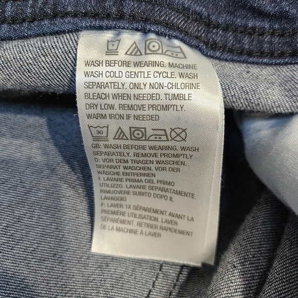 Women With Control My Wonder Denim Fringe Hem Blue Jeans Size 20WP - Picture 6 of 7